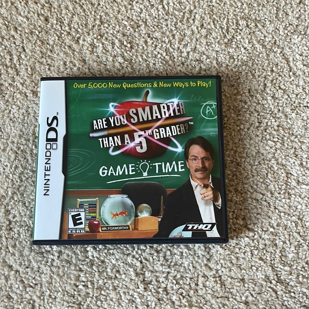 Nintendo DS Are You Smarter Than A 5th Grader Game